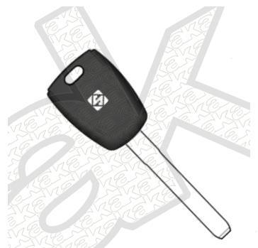 HU134TE – Silca HU134TE Transponder key – No transponder