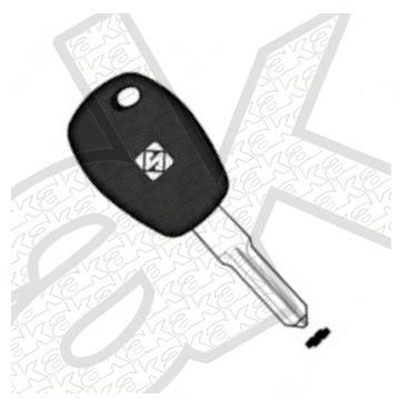 HU136TE – Silca HU136TE Transponder key – No transponder