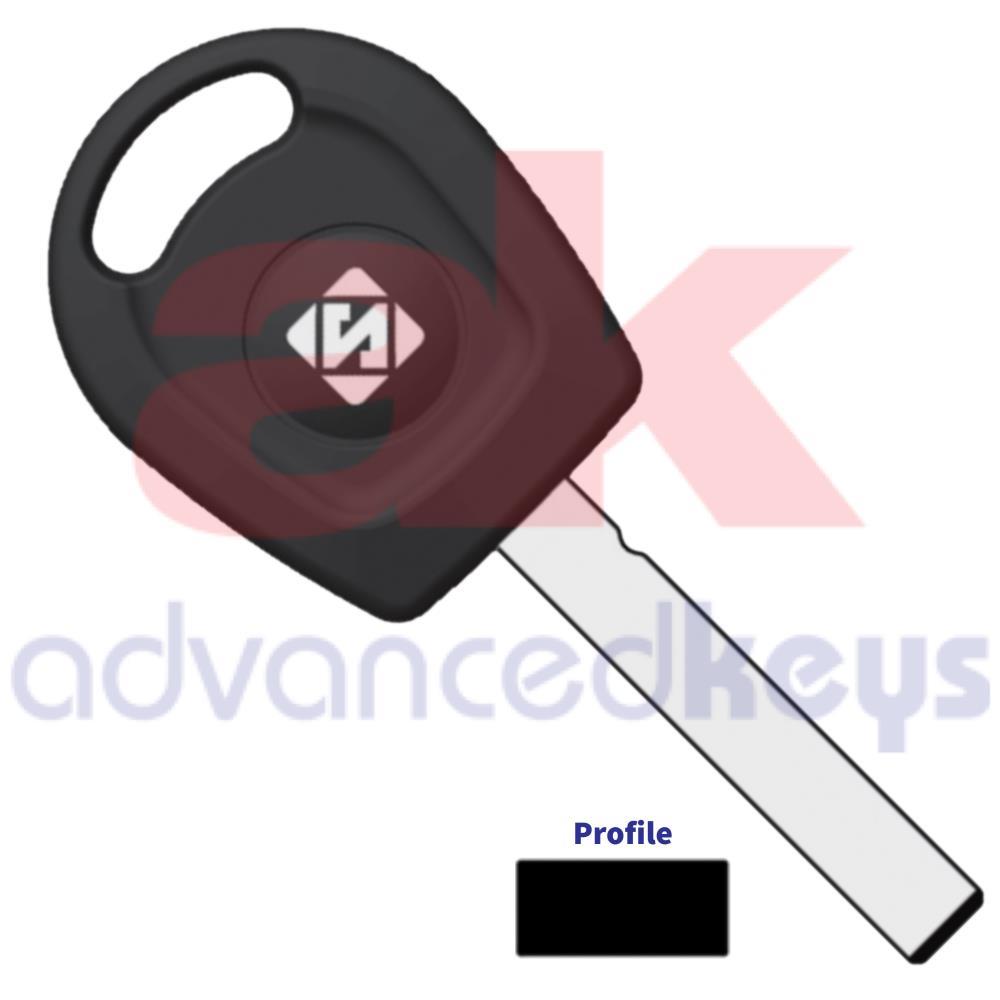 HU162TE – Silca HU162TE Transponder key – No transponder