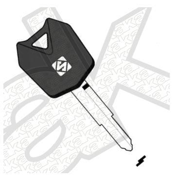 KW16TE – Silca KW16TE Transponder key pod – No transponder