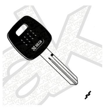 NSN19TE – SILCA NSN19TE transponder key – No transponder