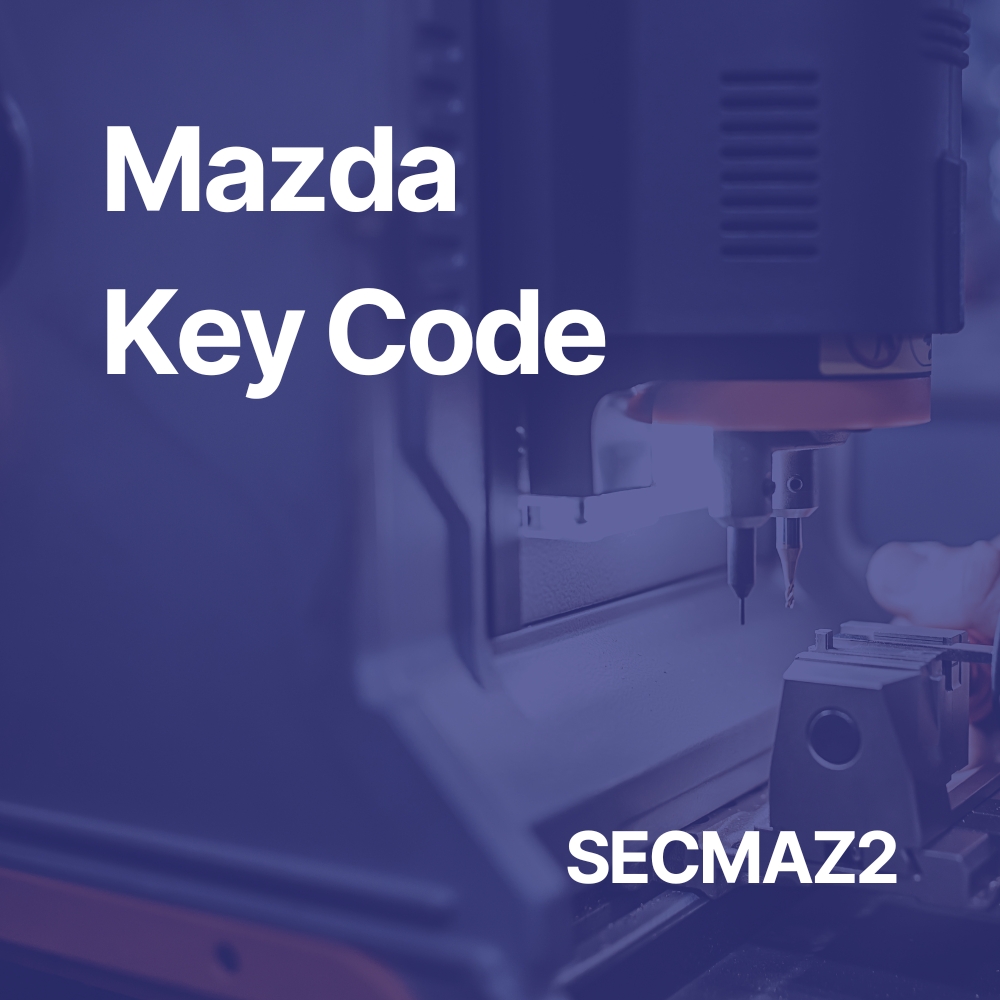 SECMAZ2 – Mazda Key Code Only