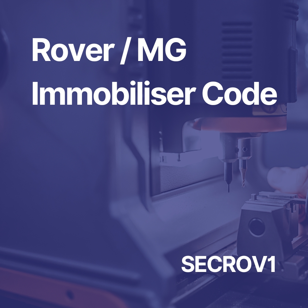 SECROV1 – Rover / MG Immo Code