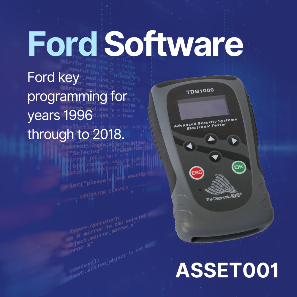 ASSET001 – Ford Europe Software for TDB1000