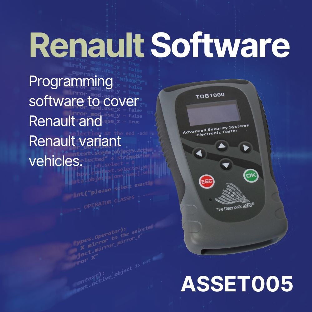 ASSET005 – Renault software for TDB1000