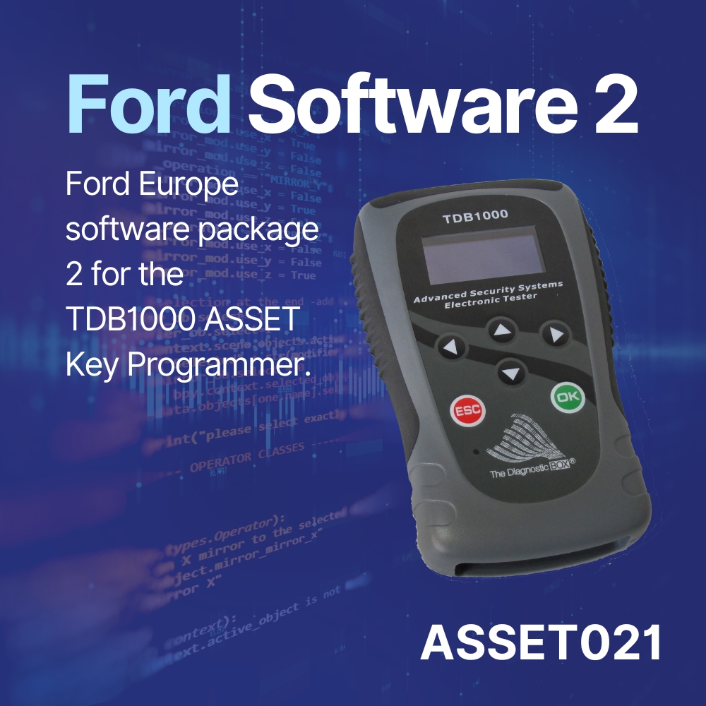 ASSET021 – Ford Europe #2 Software for TDB1000