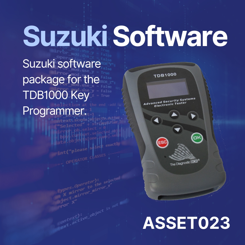 ASSET023 – Suzuki Software for TDB1000