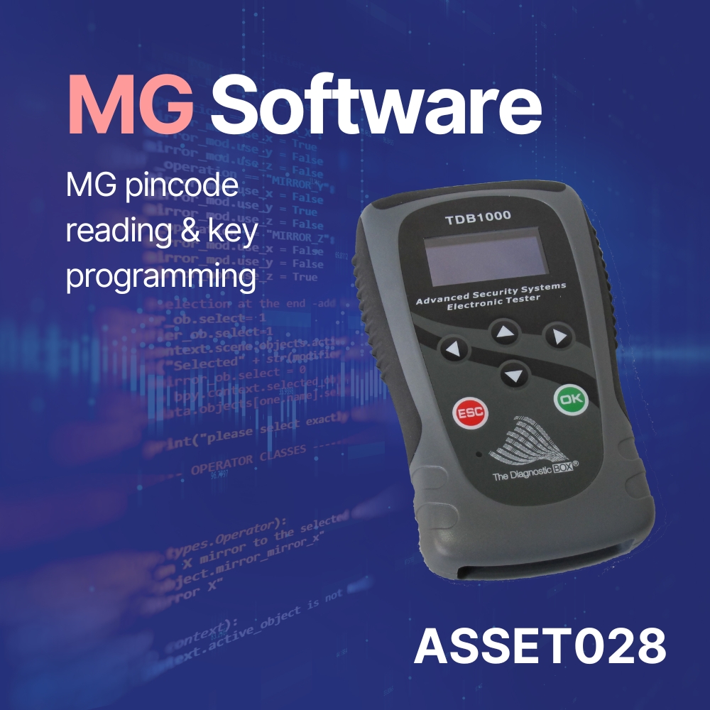 ASSET028 – MG software for TDB1000