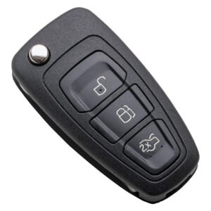 R-FOR18AM – Ford Focus 3 button flip remote key ID63 80bit (Aftermarket)