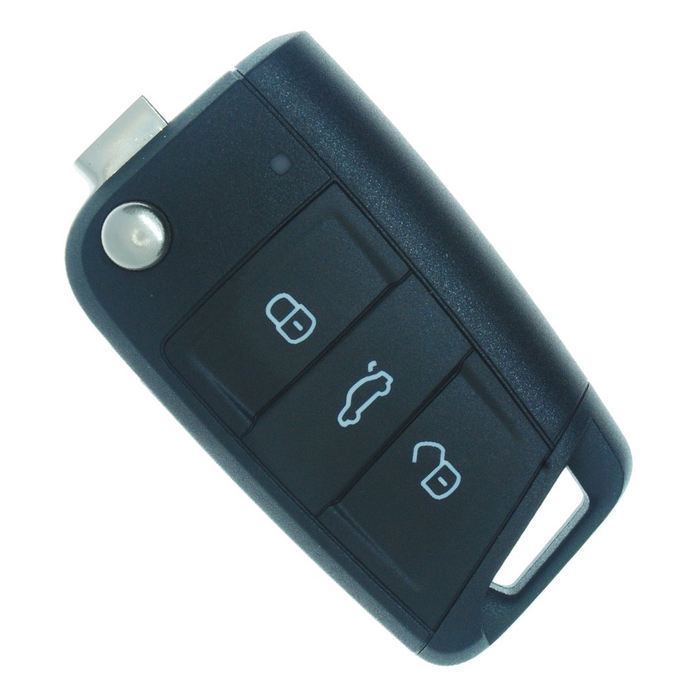 R-SKO8 – OEM Skoda 3 button flip remote key (MQB)