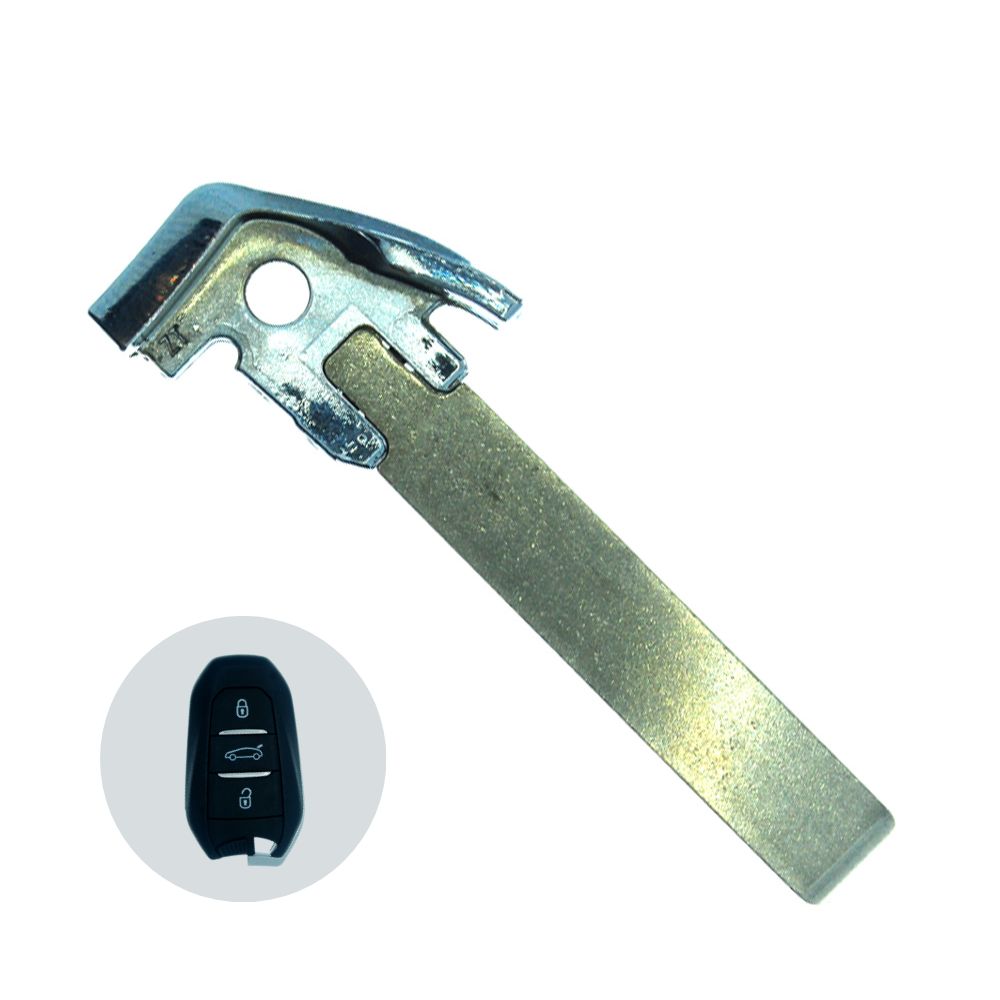 EK-PEU2AM – Citroen / Peugeot / Vauxhall HU83 emergency key (Aftermarket)