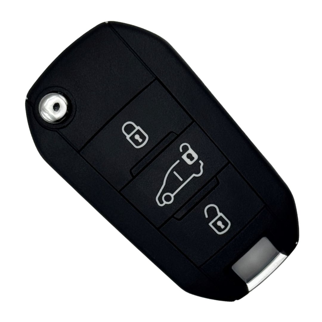 R-PSA3AM – Aftermarket Peugeot / Citroen / Vauxhall flip remote key ID4A (Van logo)