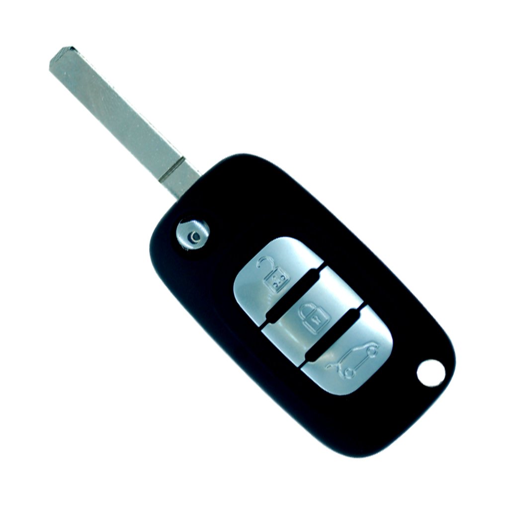 R-REN27AM – Aftermarket Renault Twingo/Trafic 3 button flick key ID4A