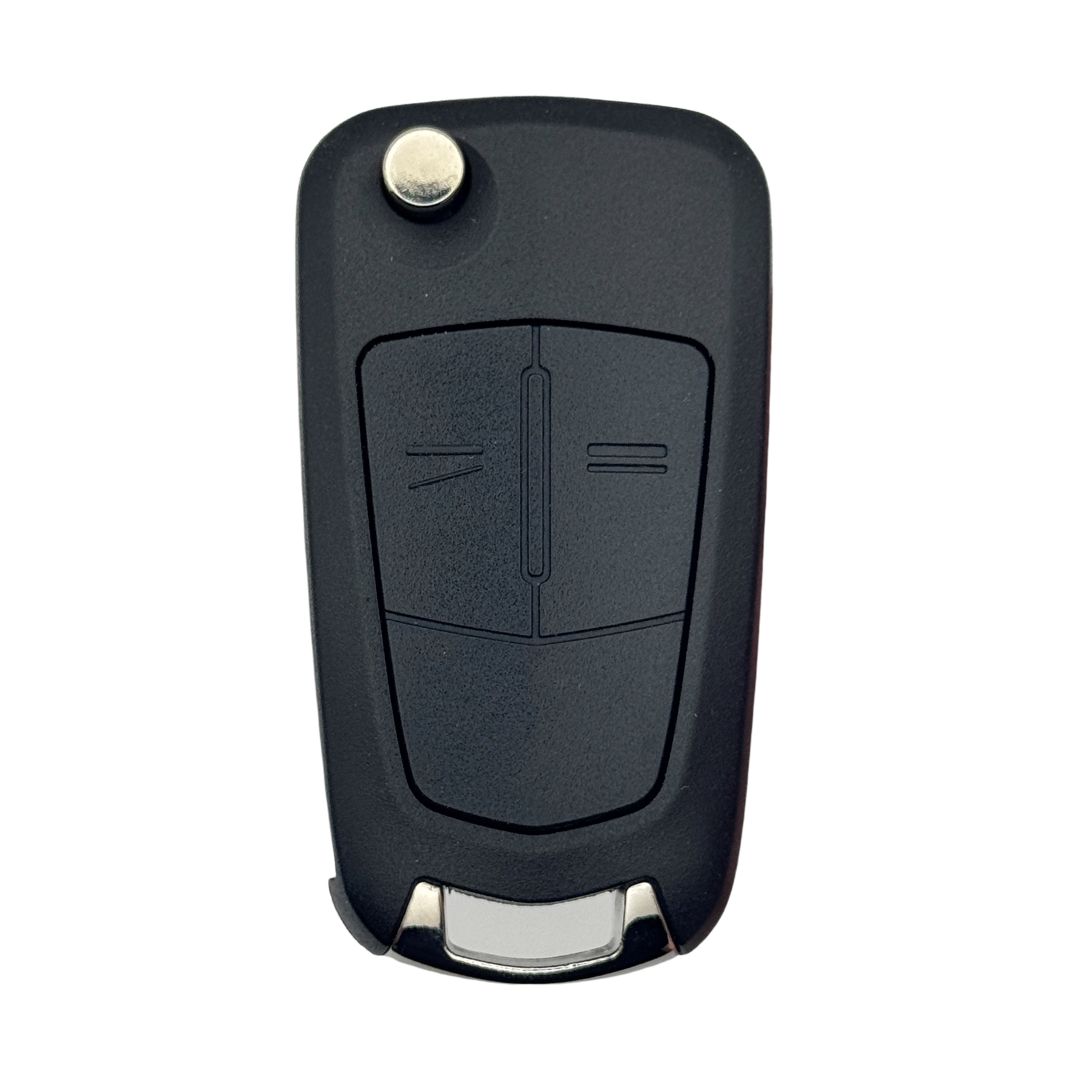 RS-OPE2 – Aftermarket Vauxhall 2 button flip remote key repair case with HU100 blade